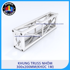 Khung Truss Nhôm 300x200mm Bản Mã (Khúc 1M)