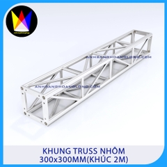 Khung Truss Nhôm 300x300mm Bản Mã (Khúc 2M)