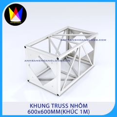 Khung Truss Nhôm 600x600mm Bản Mã (Khúc 1M)