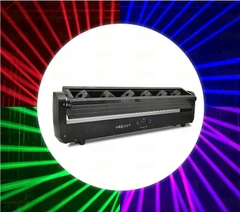 Đèn Moving Laser 6 Đầu Độc Lập Full RGB