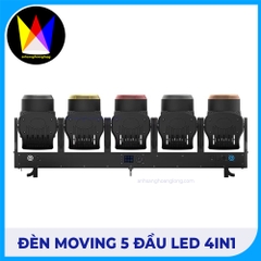 Đèn Moving 5 Đầu Led 4in1 - M Lighting