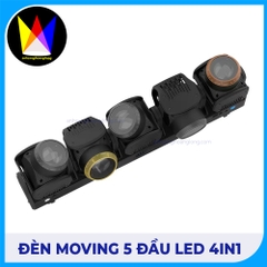 Đèn Moving 5 Đầu Led 4in1 - M Lighting