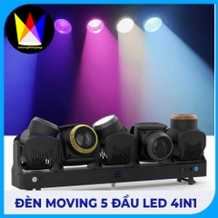 Đèn Moving 5 Đầu Led 4in1 - M Lighting