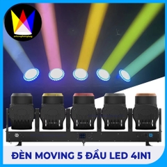 Đèn Moving 5 Đầu Led 4in1 - M Lighting