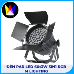 Đèn LED Sân Khấu Tạo Hiệu Ứng Màu 60x3W RGB 3in1 | M Lighting
