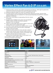 Quạt DMX Vortex VX-6.0IP Novacorp