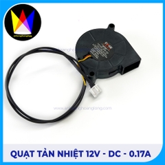 Quạt Tản Nhiệt 12V - DC - 0.17A - DAGE