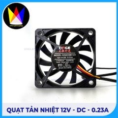 Quạt Tản Nhiệt 12V - DC - 0.23A - DAGE