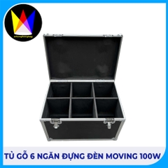 Tủ Gỗ 6 Ngăn Đựng Đèn Moving 100w