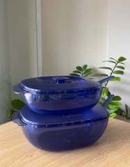 Tupmalay Tô Cơm Clear Bowl Kèm Vá Nắp Thân Trong