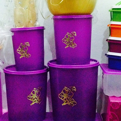 Tupmalay Set Hộp Hình Trụ Khô One Touch Có Hình Giữa Thân (01 Set)