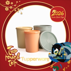 3 Hộp Đựng Thực Phẩm Tupperware Decorator 2.7L, 1.8L 1.2L - New Tupperware
