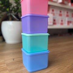 Bộ Hộp BQTP Tupperware Medium Square Round 4 Hộp 1L