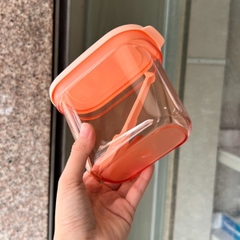Hộp Gia Vị Tupperware Unami 500ml-Có Muỗng Tupperware Malaysia Chính Hãng