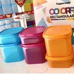 Bộ Hộp BQTP Tupperware Colorful Rectangular