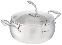 Nồi Tupperware 5 Lớp T Chef Series Casserole 3.8L (nắp kính)