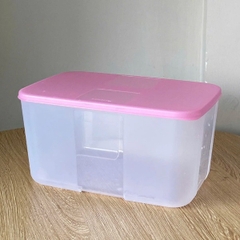Hộp Tupperware Trữ Đông 2.3L - Nắp Hồng