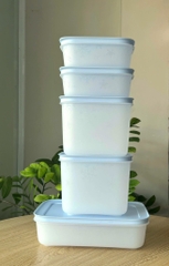 Bộ 5 Hộp Tupperware Trữ Đông Gen II Conterner - Đông Dẻo Cao Cấp - New Tupperware