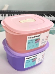 Tuptrung - Hộp đựng hình chữ nhật Crystalwave quay LVS 800ml