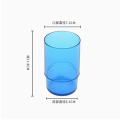 Tuptrung - Cốc 400ml màu xanh