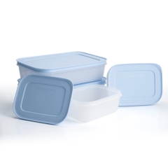 Bộ 4 Hộp Trữ Đông Tupperware Gen II 450ml & 1L Đông Dẻo Cao Cấp