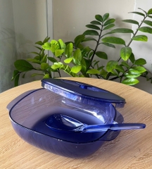 Tupmalay Tô Cơm Clear Bowl Kèm Vá Nắp Thân Trong