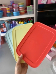 Tuptrung - Hộp Tupperware đông 1L - Nắp vàng