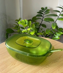 Tupmalay Tô Cơm Clear Bowl Kèm Vá Nắp Thân Trong