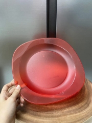 Đĩa tròn hâm lò vi sóng size 390ml (1 cái)
