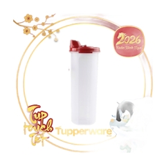Bình Đựng Dầu Ăn Tupperware 890ml - Nắp Đỏ