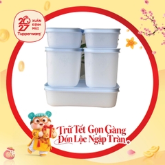 Bộ 5 Hộp Trữ Đông Tupperware Gen II Đông Dẻo Cao Cấp