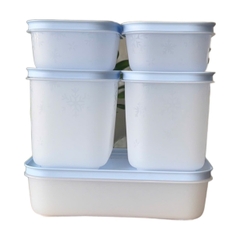 Bộ 5 Hộp Trữ Đông Tupperware Gen II Đông Dẻo Cao Cấp