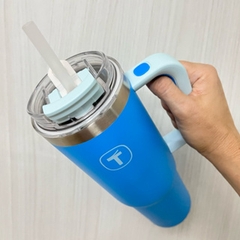 Tuptrung - Ly Giữ Nhiệt Tupperware Big T Có Ống Hút 660ml / 1.1L