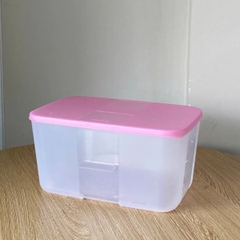 Hộp Tupperware Trữ Đông 2.3L - Nắp Hồng