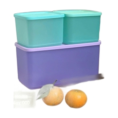 Bộ 3 Hộp Trữ Mát Tupperware Cubix Starter 3.1L & 1L