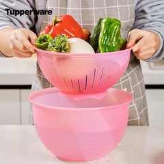 Tuptrung - Set Rổ tô 2 trong 1 4L - màu hồng
