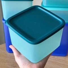 Bộ 8 Hộp  Tupperware Trữ Mát Fresh Block Squar  650ml + 1L + 1.8L  - New Tupperware Chính Hãng