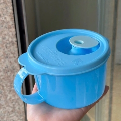 Hộp Đựng LVS Tupperware Crystal Wave Mug 460ml - Có Nút Thở Dạng Cốc, Có Quai - Tupperware Trung Chính Hãng