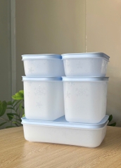 Bộ 5 Hộp Tupperware Trữ Đông Gen II Conterner - Đông Dẻo Cao Cấp - New Tupperware