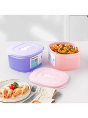 Tuptrung - Hộp đựng hình chữ nhật Crystalwave quay LVS 800ml