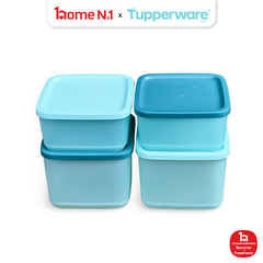 Bộ 8 Hộp Trữ Mát Tupperware Fresh Block Square 650ml, 1L, 1.8L