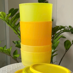 Set 4 Hộp Trữ Mát Hình Trụ Round Stax 530ml/ 1.1L (4 Hộp)