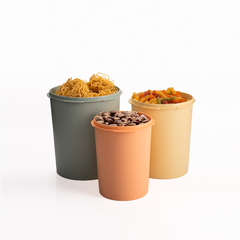 3 Hộp Đựng Thực Phẩm Tupperware Decorator 2.7L, 1.8L 1.2L - New Tupperware