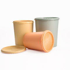 3 Hộp Đựng Thực Phẩm Tupperware Decorator 2.7L, 1.8L 1.2L - New Tupperware