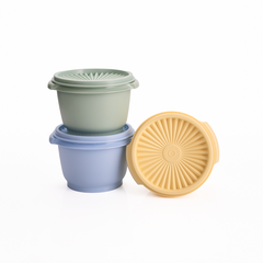 Trọn Bộ 3 Hộp Đựng Thực Phẩm Tupperware Trữ Khô Và Mát Heritage Small 600ml - New Tupperware
