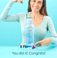 Bình Nước Tupperware 2L Có Vạch Chia Motivation