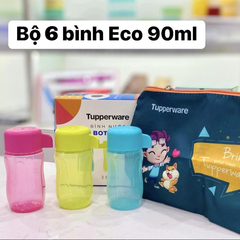 Bộ 6 Bình Tupperware Eco 90ml - 3 Màu - Tupperware Trung Chính Hãng