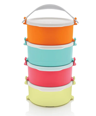 Tuptrung Bộ Hộp Cơm Tupperware Small Round Click To Go Màu mới 2023