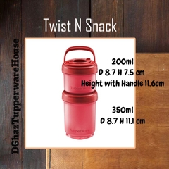 Tuptrung Bộ 02 Hộp Tupperware Twist N Snack (02 Hộp)