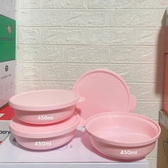 Set 3 Tô Hồng 450ml - Tup Trung